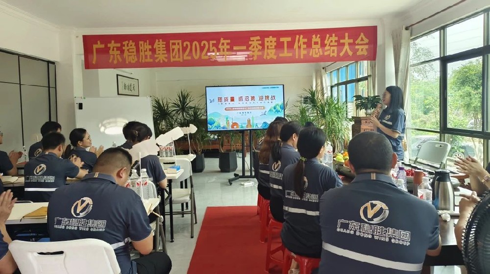 廣東穩勝集團 2025 第一季度總結會議：奏響奮進之歌，凝聚前行力量
